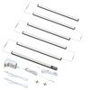 LUMILAND 6 Pcs 12-inch Led Under Cabinet Lighting Plug-in with