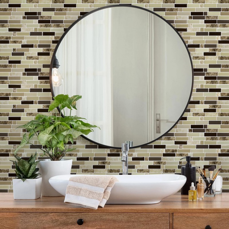 Vamos Tile 12" x 12" Peel and Stick Self Adhesive