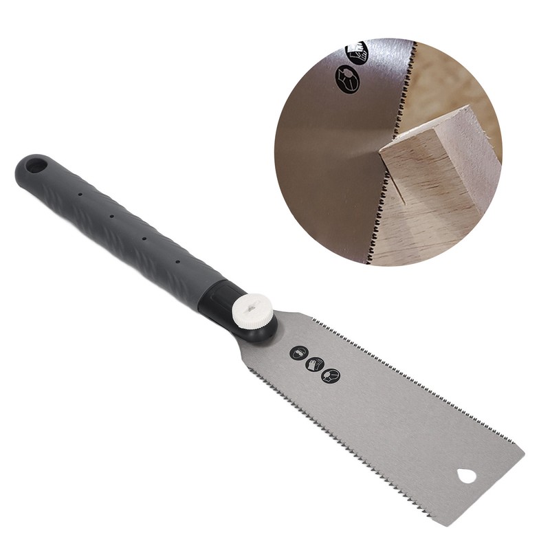 Hand Pull Saw Double Edges Flush Saw SK5 Replaceable Blade