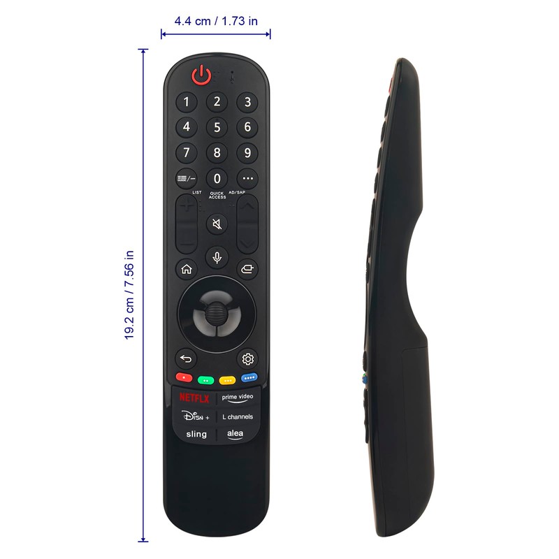 MR24GA Voice Replacement Remote Control Suitable for LG 2024 TVs