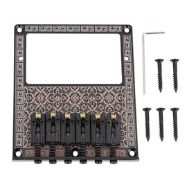 Saddle Guitar Bridge Humbucker Pickup Slot for TL Telecaster Electric Guitars Black Kaleidoscop