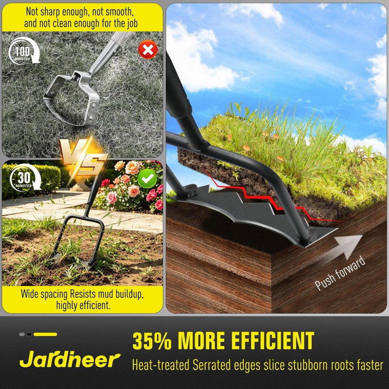 Jardineer Stirrup Hoe Garden Tool for Weeding