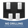 interhasa! Paper Towel Dispenser Wall Mounted, Adhesive Multifold Trifold c