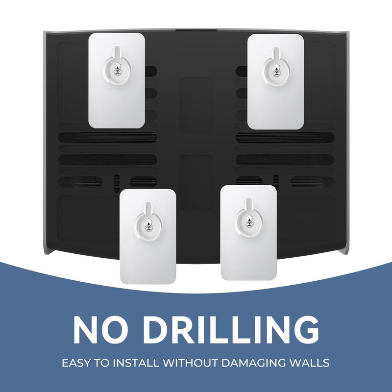 interhasa! Paper Towel Dispenser Wall Mounted, Adhesive Multifold Trifold c