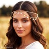 Gorais Lentejuelas Boho Cadena de Cabeza Joyería Cadena para el