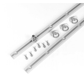 Hi-Lift Jack BXR68S 68" Clear Anodized Slide-N-Lock Tie-Down System