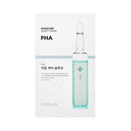 MISSHA Mascure Peeling Solution Sheet Mask PHA Face Mask Korean Cosmetic Cloth Mask Exfoliating Care Moisture Set of 3