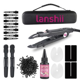 Lanshii K-tip Hair Extension Iron Kit
