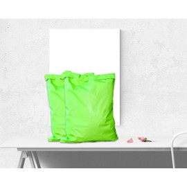 30 Pack Poly Mailers 10x13 Inch, Designer Clothing Shipping Mailing Envelope Bags, Self Sealing W/Kissy Stickers (Neon Lime Green)