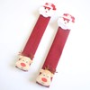 4pcs Refrigerator Handle Cover Washable Snowman Fridge Handle Cover Refrigerator