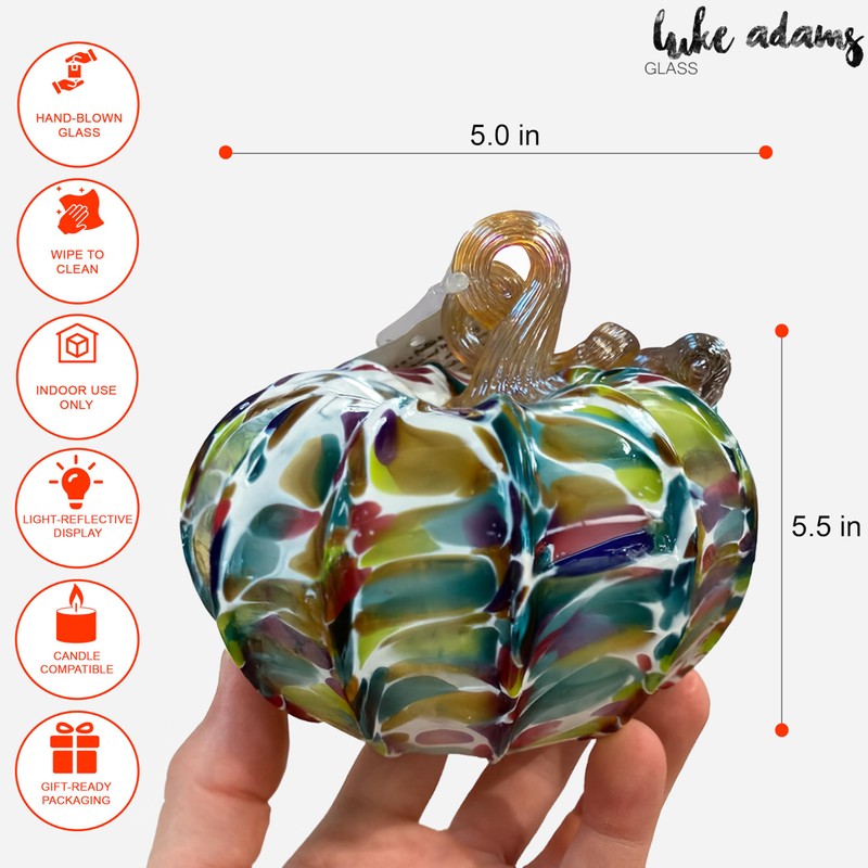 Luke Adams Glass | Handmade Glass Pumpkins | Handmade Table