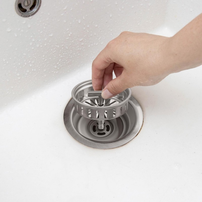 Design House 544304 Kitchen Sink Anti-Clogging S304 Stainless Steel Drain