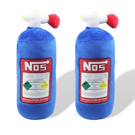 2PCS Car Neck Pillow, NOS Bottle Pillow Car Headrest Pillow Car Seat Neck Pillow Car Neck Support Car Decor for Home Car Office Travel