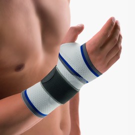 Bort ManuBasic Wrist Bandage Silver, rechts, S