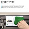 Car Screen Cleaner, Microfiber Cleaning Pad, Green&Gray
