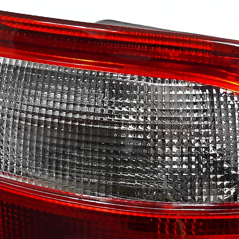 Spec-D Tuning Red Clear Lens Tail Lights Compatible with 1992-1995