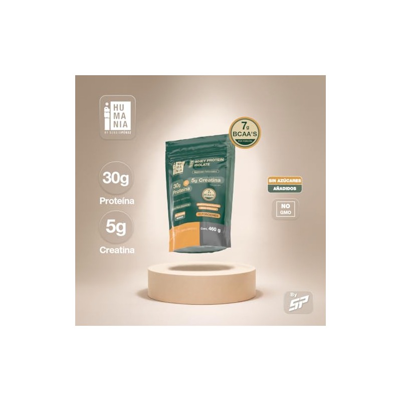 SP HUMANIA Proteína Whey Isolate con Creatina Monohidratada