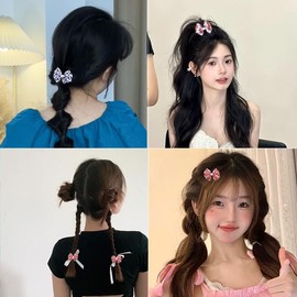 American Football Hair Bow Clips for Girls Rugby Cheer Hair Clips Soccer Accessories for Girls Women Cheerleader Hair Clips Basketball Hair Bows Sports Team Spirit Bow Clips for Cheer Girls 6Pcs