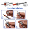 Mesee 5 Pieces Countersink Drill Bits with Depth Stop, 8mm