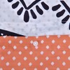 Sleepdown Tribal Elephant Mandala White Rust Orange Reversible Duvet Cover