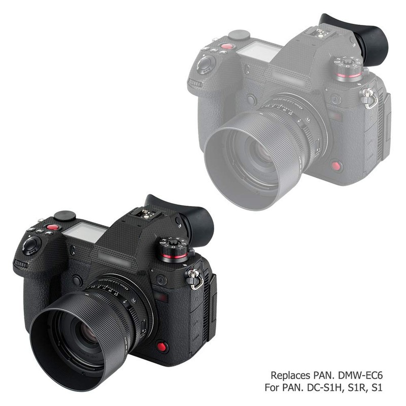 Kiwifotos Eyecup Eyepiece for Panasonic DC-S1H S1R S1