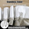 55 Pcs Gardinenhaken Metall,4 Zinken Pinch Vorhang Falte Haken,Faltenhaken Metall