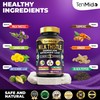Tenmido Milk Thistle Supplements - 6in1 with Dandelion, Artichoke Leaf,
