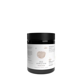 Pilze Wohlrab - Hericium Erinaceus Organic Powder, 100 g Microfine Lions Mane Powder, Highest Organic Quality, Vital Mushrooms, 1 Tin - Over 30 Years of Experience in Mushrooms