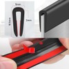 WZERHO Rubber Edging Strip - Black Plastic Trim Seal Grommet