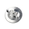 Front Brake Shield, Polished Aluminium - Simson S50, S51, S70,
