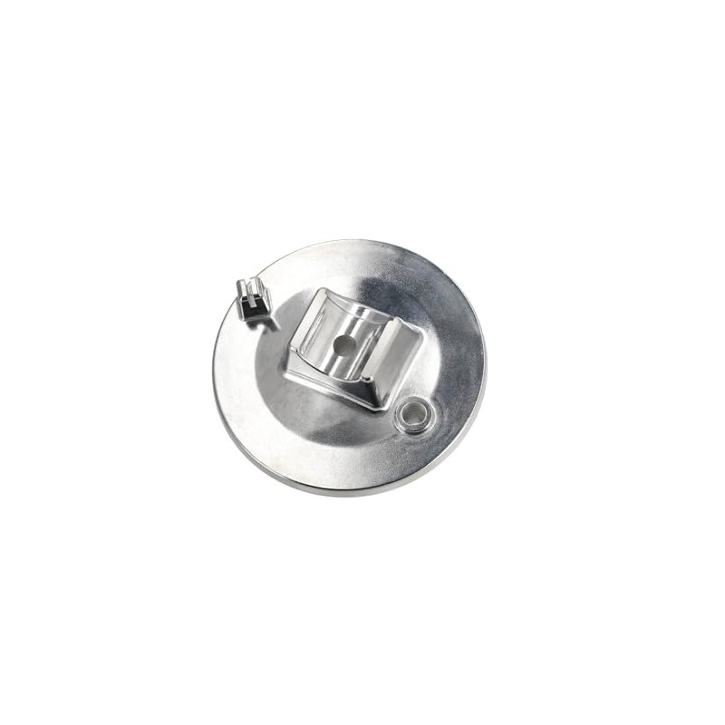 Front Brake Shield, Polished Aluminium - Simson S50, S51, S70,