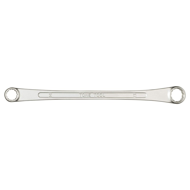 TONE HPM15-1417 Long Glasses Wrench (15°) Double Side Width 0.6