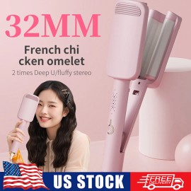 Unbranded /Waver Curling Iron Hair Crimper, Ionic Deep Waver Hair Curler Tool, Beach Wave