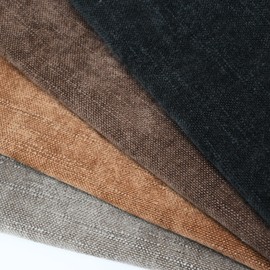 Lunofox Farmhouse Decor Throw Pillow Covers 18x18 Inch Set of 4, Solid Textured Cushion Covers for Couch, Sofa, Bed – Taupe Grey, Light Brown, Brown, Black