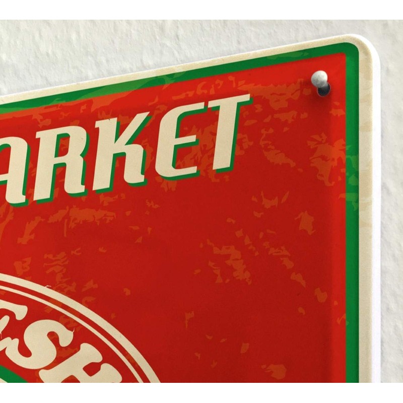 Tin Sign Metal Wall Plaque PosterRetro Strawberries