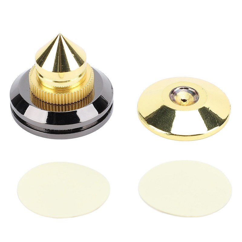 Speaker Spike Pad Kit Wide Application Shock Absorbing Zinc Alloy