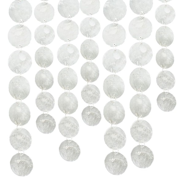 BENECREAT Seashell Wind Chime, 4 Total Length: Approx. 1.6 ft