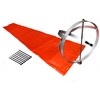 Airport Windsock Corporation 13" X 54" Orange Windsock and 13"