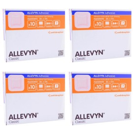 Smith & Nephew Allevyn Classic Adhesive 3" x 3" Dressing Pads - Case of 40 Pads