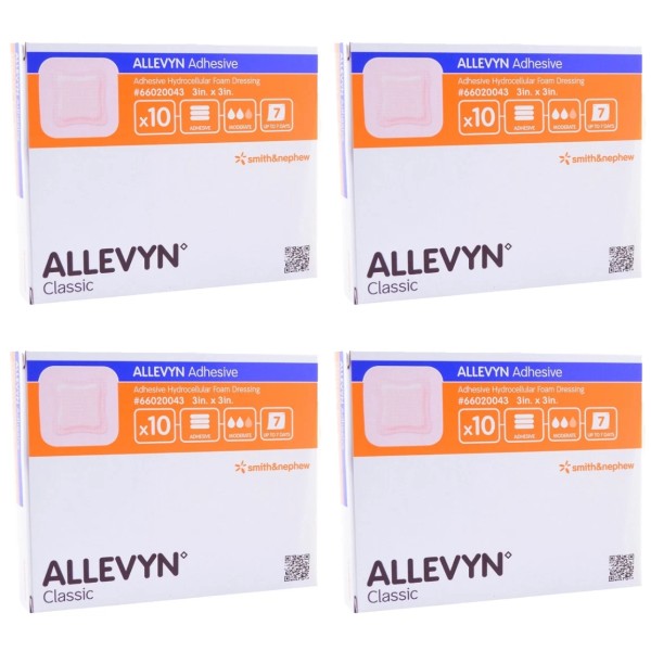 Smith & Nephew Allevyn Classic Adhesive 3" x 3" Dressing