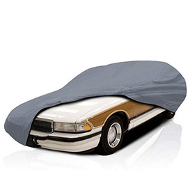 Supreme Car Cover for Buick Roadmaster 1991-1996 Station Wagon Breathable Full Coverage Semi Custom Fit Car Cover, Outdoor All Weather Protection