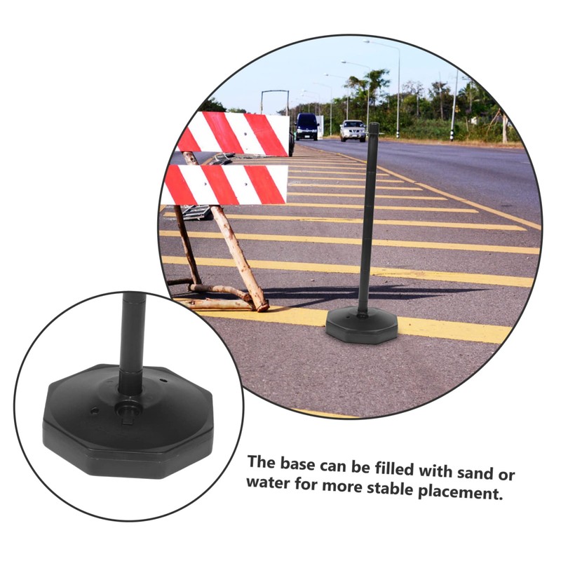 Ipetboom People Control Stanchion Barrier Outdoor Crowd Control Post for