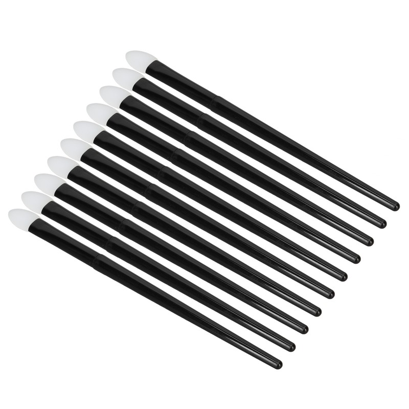 10pcs Silicone Eyeshadow Brush Soft Reusable Long Lasting Silicone Glitter