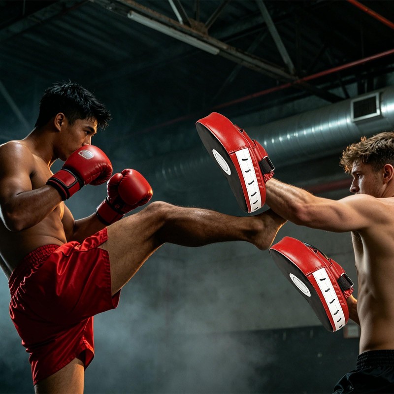 Boxing Pads Focus Mitts, Hook and Jab Punch Bag Target
