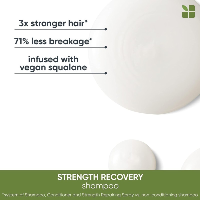 Biolage Strength Recovery Shampoo Reparador de Cabello Dañado 400 ml