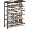 SUOERNUO Shoe Rack Organizer 6 Tier for Closet Entryway Free