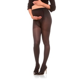 Jomi Compression Maternity Collection, Compression Maternity Pantyhose, 30-40mmHg Premiere 380 (Large, Black)