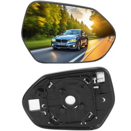 TOP-VIGOR 1-Pack Passenger Side Heated Mirror Glass Compatible with 2016 2017 2018 2019 2020 2021 2022 Toyota Prius, Replace Part Number 87931-47390