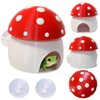 3D Red Mushroom House Reptile Hides and Caves, Reptile Hideout