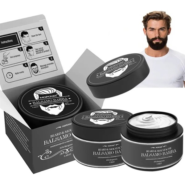 Kit 2 Unidades Balsamo Para Crecer La Barba Al 20%